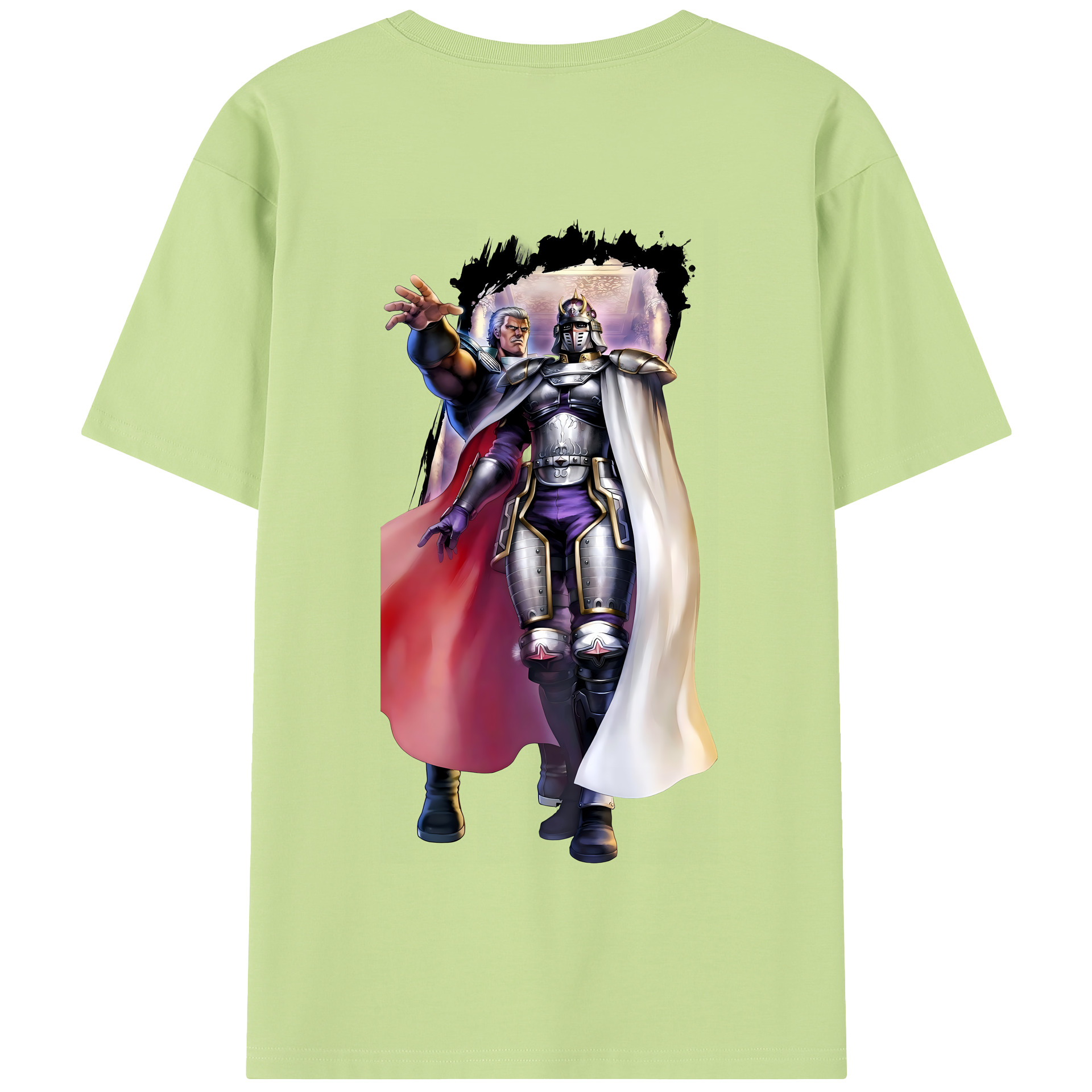 （画像用） 北斗の拳 Fist of the North Star 綿100％半袖Tシャツ（背面プリント）